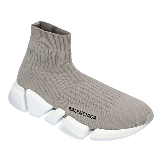 Vrouwen Balenciaga Speed 2.0 Sneakers in Grijs met Witte Zool - Image 1
