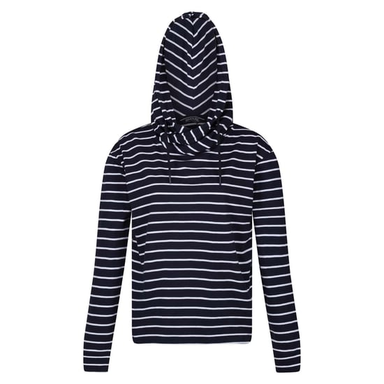 Regatta Dames/Dames Monsal Gestreepte Hoodie (Marine, Wit) - Image 3