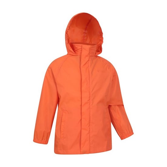 Mountain Warehouse Pakka II Waterdichte Jas voor Kinderen/Kinderen (Oranje) - Image 3