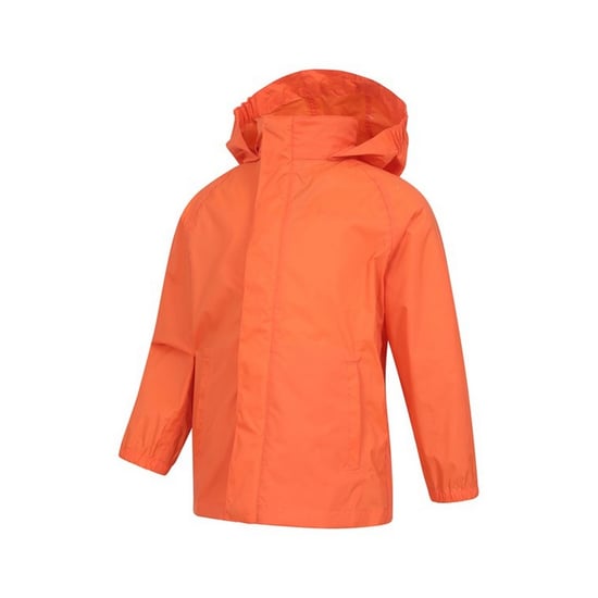 Mountain Warehouse Pakka II Waterdichte Jas voor Kinderen/Kinderen (Oranje) - Image 4