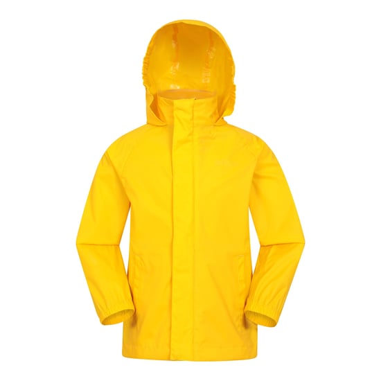 Mountain Warehouse Pakka II Waterdichte Jas voor Kinderen/Kinderen (Geel) - Image 1