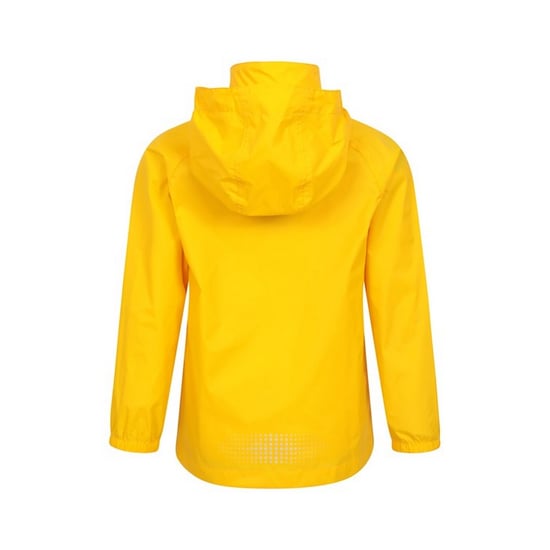 Mountain Warehouse Pakka II Waterdichte Jas voor Kinderen/Kinderen (Geel) - Image 2