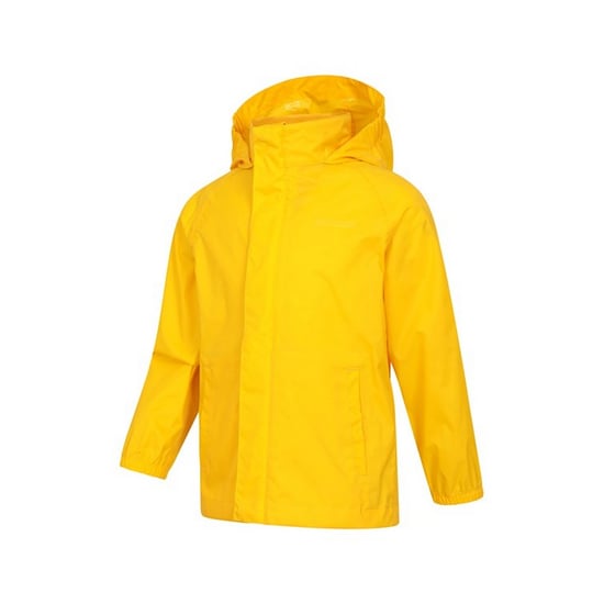 Mountain Warehouse Pakka II Waterdichte Jas voor Kinderen/Kinderen (Geel) - Image 4