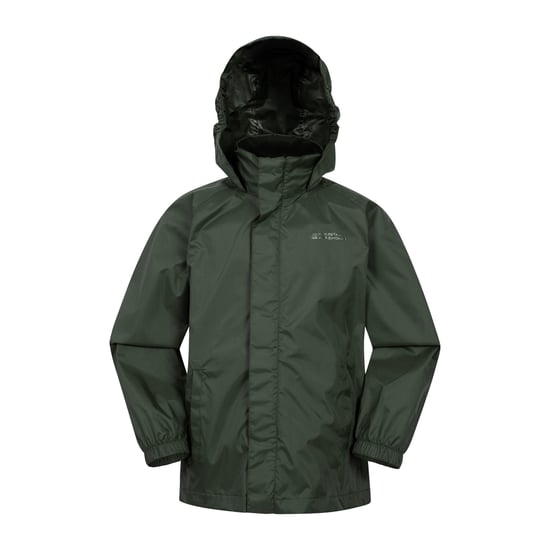 Mountain Warehouse Pakka II Waterdichte Jas voor Kinderen/Kinderen (Kaki Groen) - Image 1