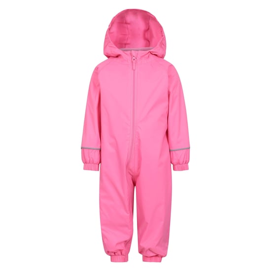 Mountain Warehouse Spright waterdicht regenpak voor kinderen (Roze) - Image 1