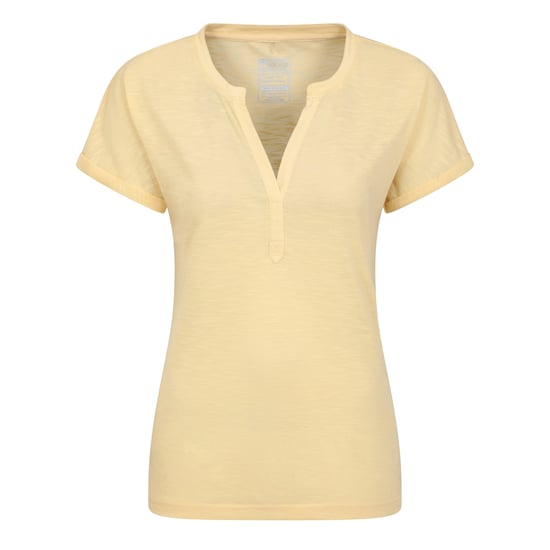 Mountain Warehouse Dames/dames Skye Slub T-shirt (Citroen) - Image 1