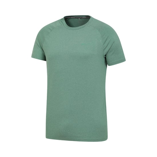 Mountain Warehouse Heren Agra Melange T-Shirt (Kaki Groen) - Image 3
