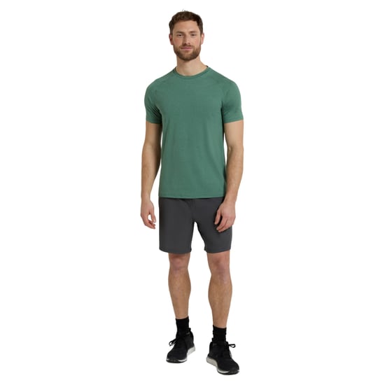 Mountain Warehouse Heren Agra Melange T-Shirt (Kaki Groen) - Image 4