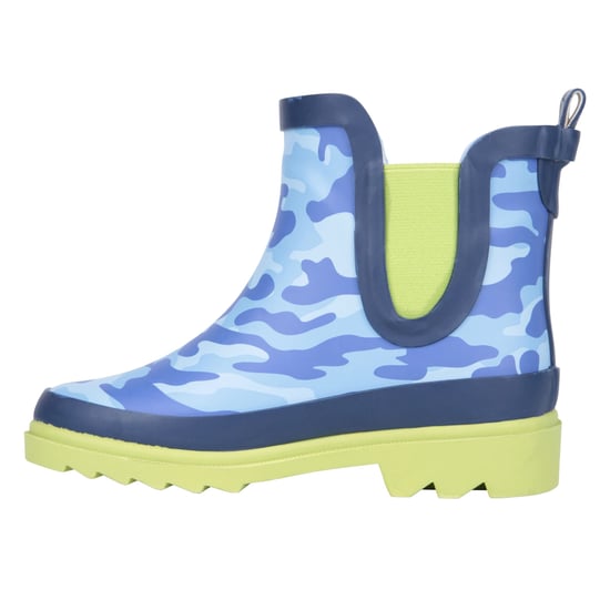 Mountain Warehouse Kinder/Kinder Lolly Camouflage Rubber Wellington Laarzen (Blauw) - Image 1