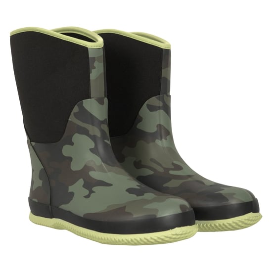Mountain Warehouse Kinder/Kinder Puddle Camo Wellington Laarzen (Zwart) - Image 4