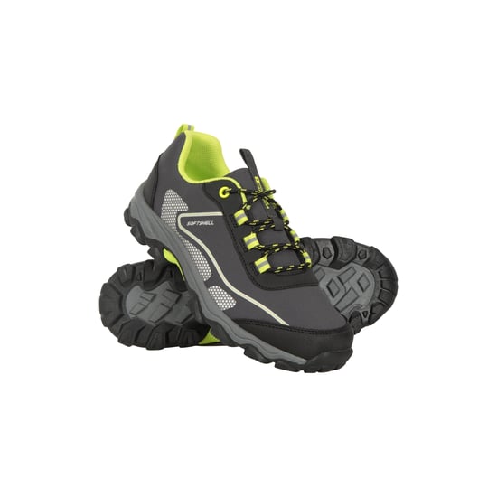 Mountain Warehouse Softshell wandelschoenen voor kinderen (Helder groen) - Image 1