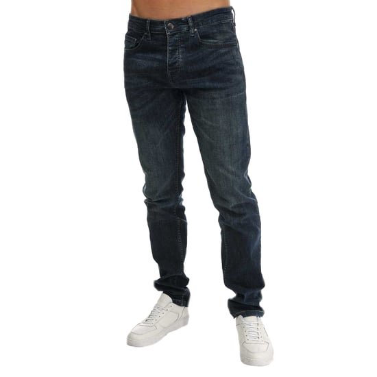 Boss Heren Tapered Jeans (Blauw) - Image 3