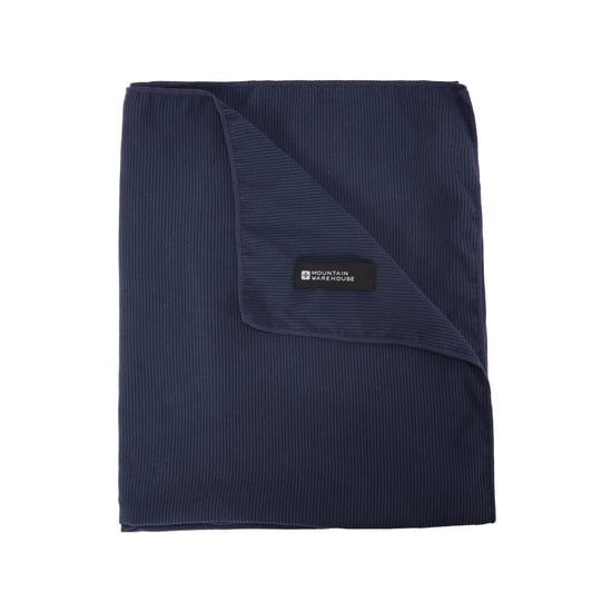 Mountain Warehouse Grote geribbelde handdoek (Marine) - Image 2