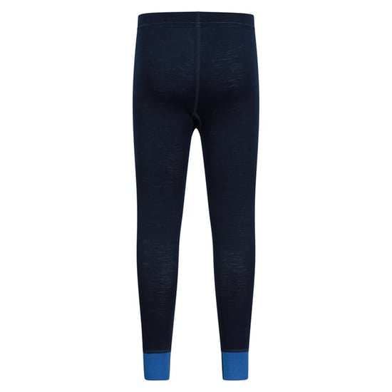 Mountain Warehouse Kinder/Kids II Merino Wol Base Layer Broekje (ZWART/BLAUW) - Image 2