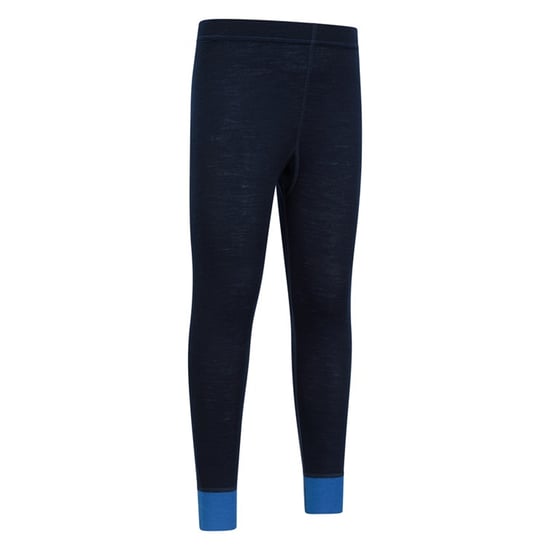 Mountain Warehouse Kinder/Kids II Merino Wol Base Layer Broekje (ZWART/BLAUW) - Image 3