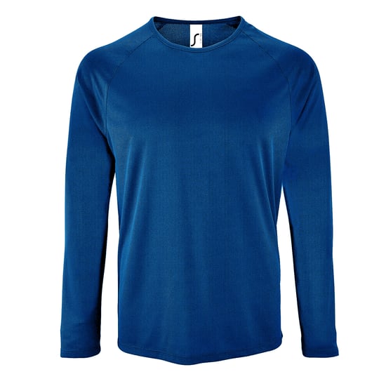 SOLS Heren Sportief T-Shirt met lange mouwen (Koningsblauw) - Image 1