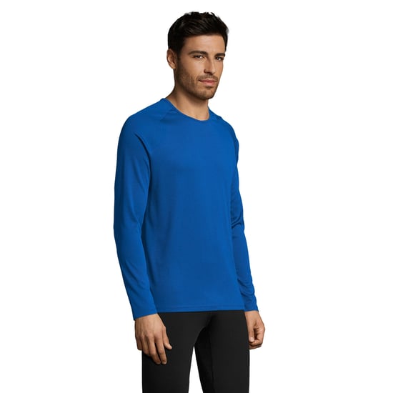 SOLS Heren Sportief T-Shirt met lange mouwen (Koningsblauw) - Image 5