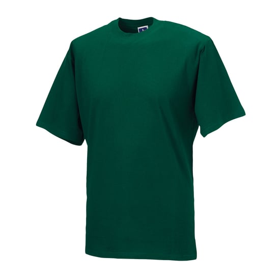 Russell Heren Organisch T-Shirt met korte mouwen (Fles groen) - Image 1
