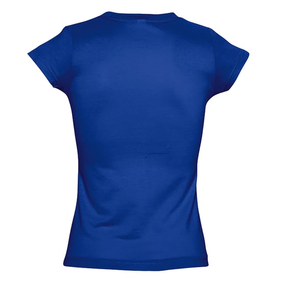 SOLS Dames/dames Maan V Hals T-Shirt met korte mouwen (Koningsblauw) - Image 2
