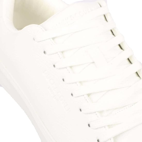 Duck and Cover Heren Kremes Trainers (Wit) - Image 5
