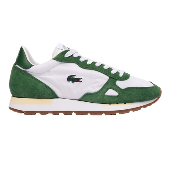 Lacoste Heren Partner Leather 70s Trainers (Wit) - Image 1