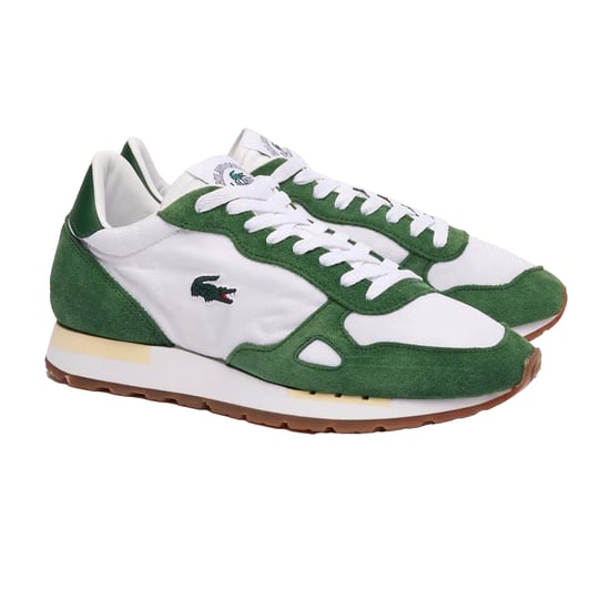 Lacoste Heren Partner Leather 70s Trainers (Wit) - Image 2