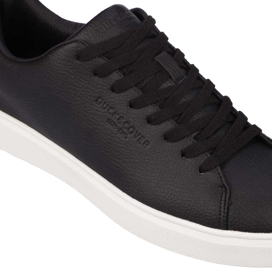 Duck and Cover Heren Kremes Trainers (Zwart) - Image 5