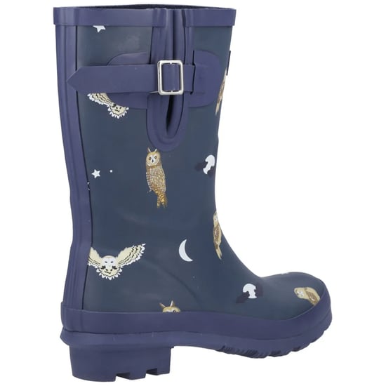 Cotswold Dames/Dames Woodland Uil Mid Cut Wellington Laarzen (Middenblauw) - Image 2