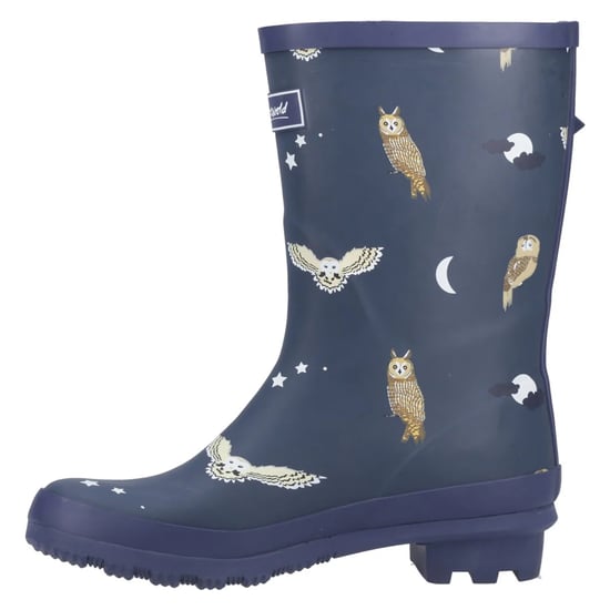 Cotswold Dames/Dames Woodland Uil Mid Cut Wellington Laarzen (Middenblauw) - Image 3