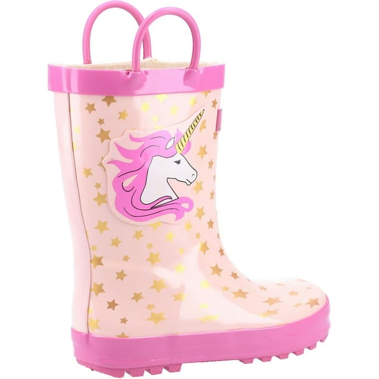 Cotswold Kinder/Kinder Puddle Eenhoorn Wellington Laarzen (Roze) - Image 2