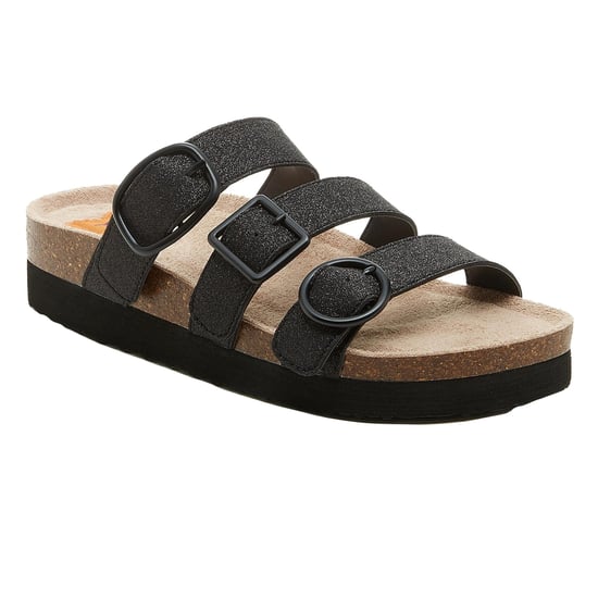 Rocket Dog Dames/Dames Astor Glenn Glitter Sandalen (Zwart) - Image 1