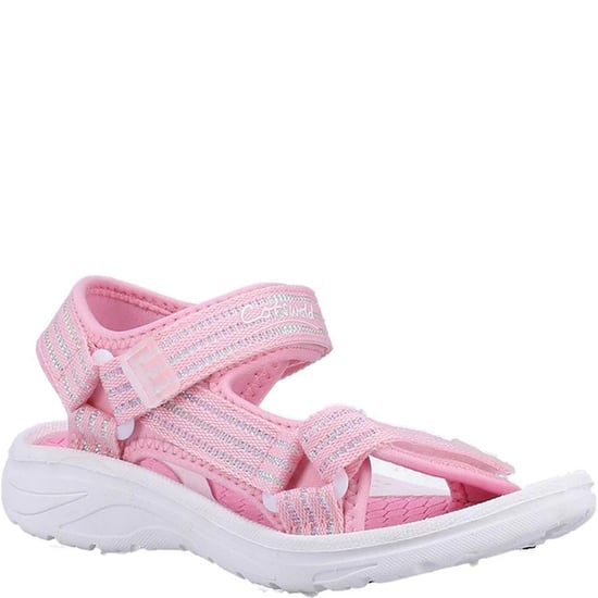 Cotswold Kinderen/Kinderen Bodiam Gerecycleerde Sandalen (Roze/Wit) - Image 2