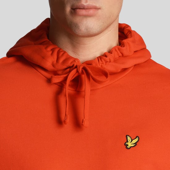 Lyle & Scott merk Gala rode pull-over hoodie - Image 4