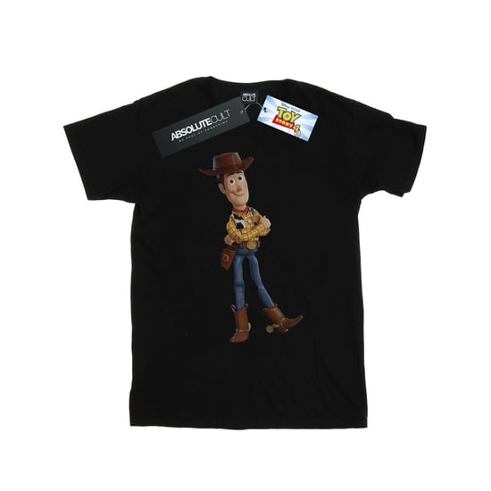Disney Heren Toy Story 4 Sherrif Woody T-Shirt (Zwart) - Image 1
