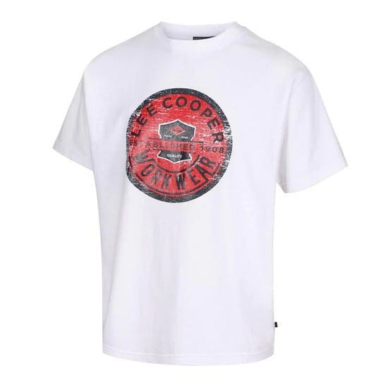 Lee Cooper Heren Grafisch T-Shirt (Wit) - Image 1