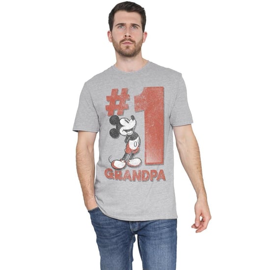 Disney Heren Nummer 1 Opa Mickey Mouse T-Shirt (Sport Heide) - Image 4