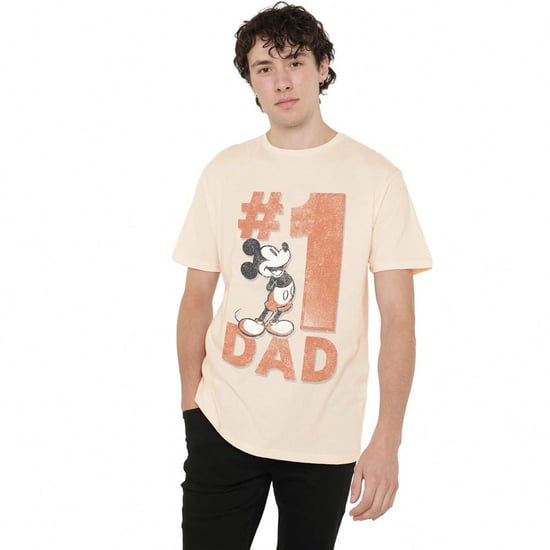 Disney Heren Nummer 1 Papa Mickey Mouse T-Shirt (Natuurlijk) - Image 4