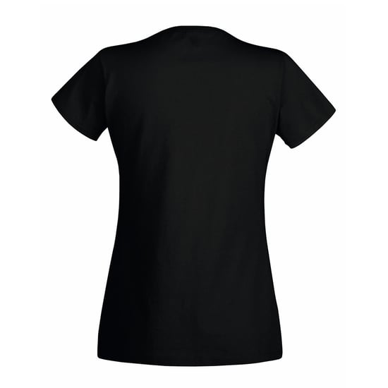 Fruit Of The Loom Dames Vrouwen-Fit Valuegewicht V-hals T-shirt met korte mouwen (Zwart) - Image 2