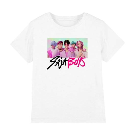 K-Pop Demon Hunters Kinder/Kids Saja Jongens Fotolijst T-shirt (Wit) - Image 4