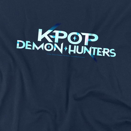 K-Pop Demon Hunters Kinderen/Kinderen Logo T-shirt (Marine) - Image 2