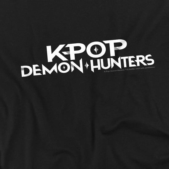 K-Pop Demon Hunters Kinderen/Kinderen Logo T-shirt (Zwart/Wit) - Image 3