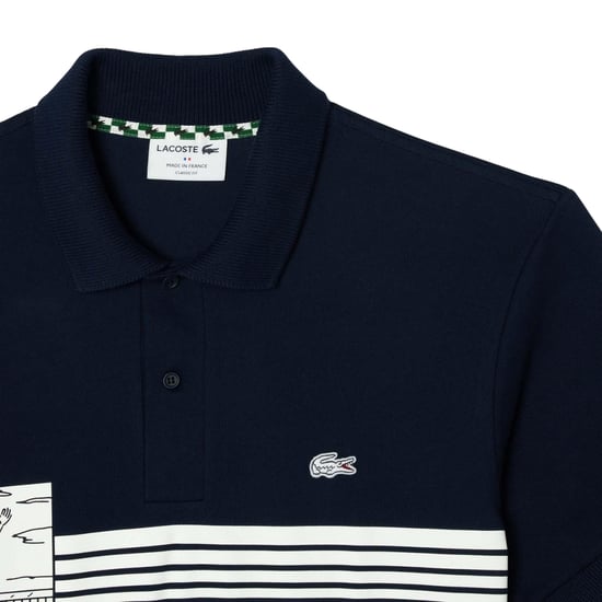 Lacoste Heren Frans Klassiek Poloshirt (Blauw) - Image 3