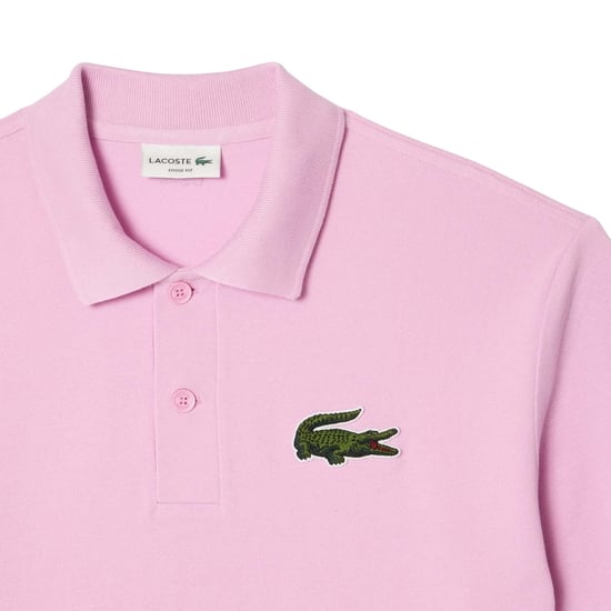 Lacoste Unisex L.12.12 Original Pique Poloshirt voor volwassenen (Roze) - Image 3