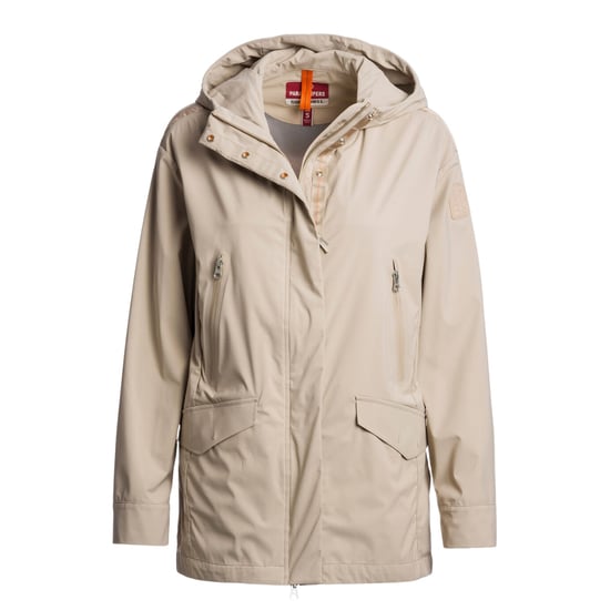 Parajumpers Lange Crèmekleurige Capuchonjas - Image 1