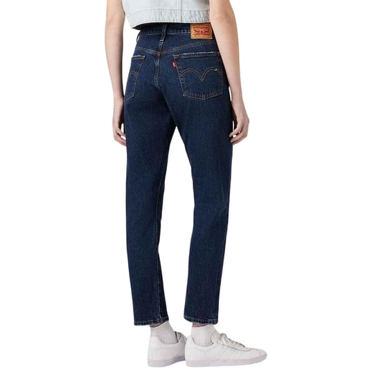 Levis Dames/Dames 501 Skinny Jeans (Donkerblauw) - Image 2