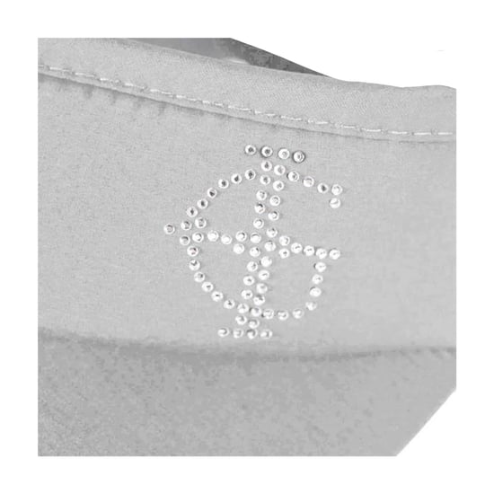Island Green Dames/Dames Diamante Logo Golf Zonneklep (Wit) - Image 3