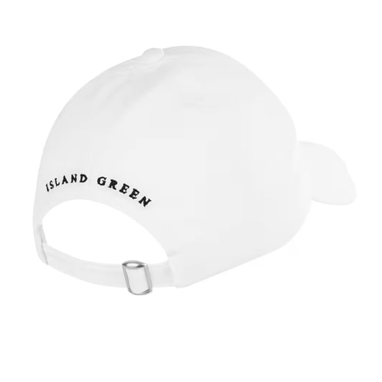 Island Green Dames/Dames Diamante Logo Baseball Cap (Wit) - Image 2