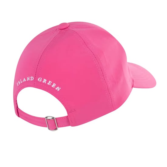 Island Green Dames/Dames Diamante Logo Baseball Cap (Roze) - Image 2