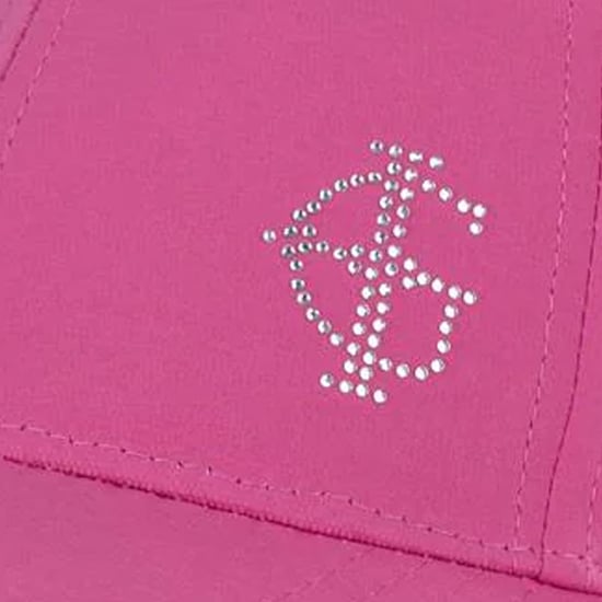 Island Green Dames/Dames Diamante Logo Baseball Cap (Roze) - Image 3
