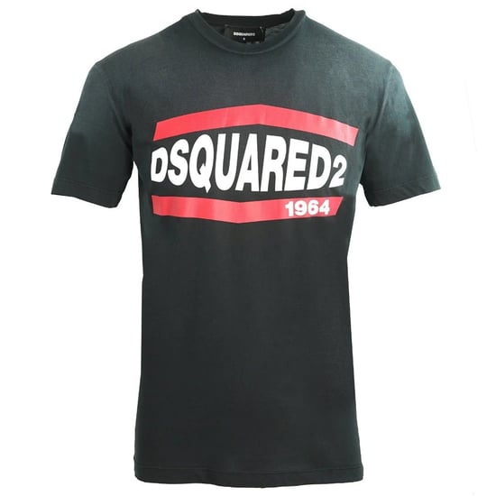 Dsquared2 1964 Cool Fit Vervaagd Zwart T-shirt - Image 1